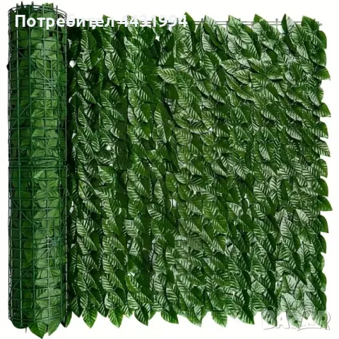 Декоративни огради , изкуствени листа от бръшлян., снимка 1