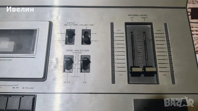 Продавам ретро касетен дек TOSHIBA, снимка 4 - Декове - 53968361