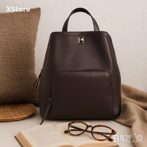 Елегантна и удобна раница с три прегради – перфектна за всеки ден, снимка 3 - Раници - 52585837