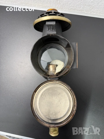 Файтонджийски месингов фенер. №8118, снимка 7 - Антикварни и старинни предмети - 54289873