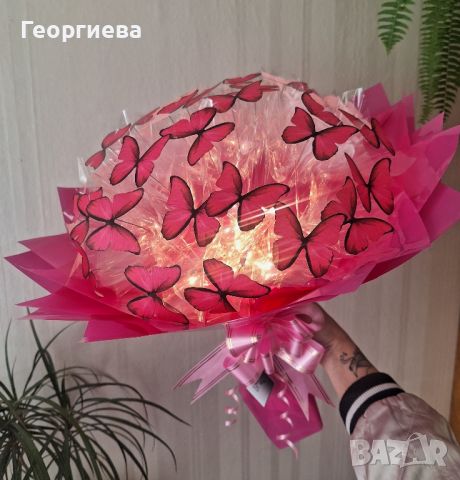 Светещи букети "DESS" 🦋💝, снимка 8 - Подаръци за рожден ден - 46458080