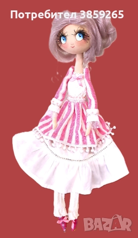 Кукла София. Текстилна мека кукла. ръчна изработка, снимка 12 - Кукли - 52816918