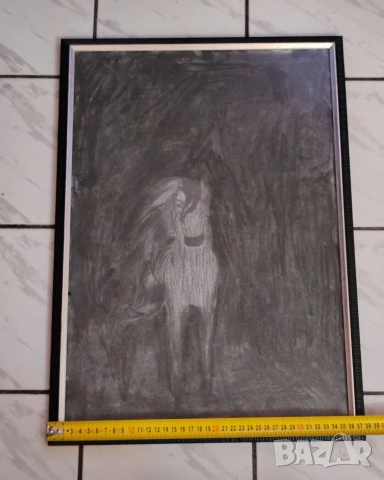 Картина рисувана с въглен. , снимка 9 - Картини - 53201313
