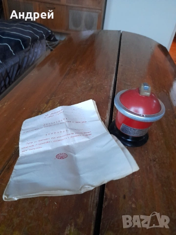 Стар газов редуцир вентил,клапан за газова бутилка ВМЗ Сопот, снимка 2 - Други ценни предмети - 53650077