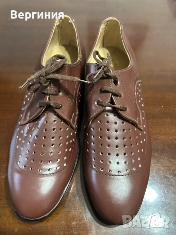 Мъжки офицерски обувки 42 номер, снимка 5 - Ежедневни обувки - 52212578