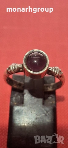 Сребърен пръстен, снимка 2 - Пръстени - 53587045