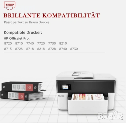 953XL Съвместими мастилени касети за HP 953 953 XL OfficeJet Pro 8710 8720 7720 7730 7740 8715 8718 , снимка 4 - Консумативи за принтери - 54254679