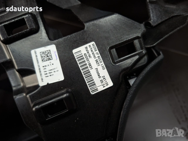 Ново Кожено Табло с Червен шев Mercedes W206 AMG A2066802707 HUD, снимка 11 - Части - 53896384