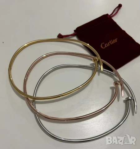 висококачествена гривна от стомана cartier