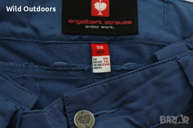 ENGELBERT STRAUSS - мъжки панталон, размер 48 Long, снимка 4 - Спортни дрехи, екипи - 53500085