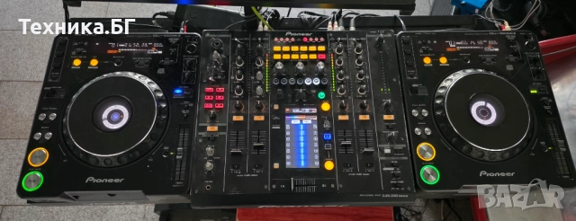 Pioneer DJM 2000 Nexus+Decksaver+2брояPIONEER CDJ-1000MK2+Native Instrument Audio 8+Pioneer DDJ-SB3