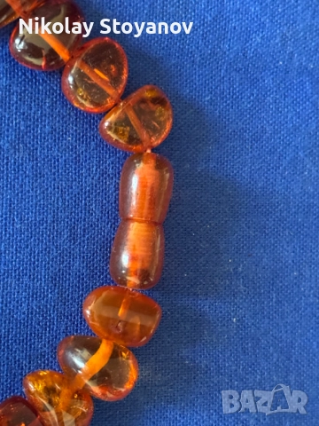 Кихлибарен гердан (кулие), снимка 3 - Колиета, медальони, синджири - 52927918