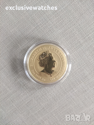 1 тройунция 24 карата (1 toz) Златна Монета Австралийски Лунар Вол 2021, снимка 6 - Нумизматика и бонистика - 45056207