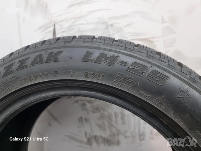 4бр зимни гуми 195/55/16 BRIDGESTONE L03896 , снимка 6 - Гуми и джанти - 51778471
