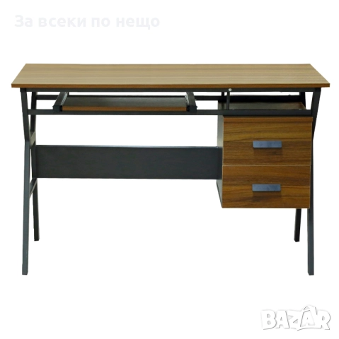 Бюро Хоуми - цвят орех-сив Код P1782, снимка 2 - Бюра - 53001724