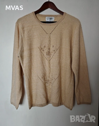 Нов дамски зимен пуловер L размер