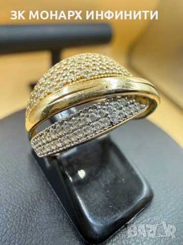 Златен пръстен /585/, снимка 2 - Пръстени - 53405319