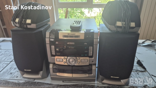 Стерео система Sharp , снимка 3 - Аудиосистеми - 51547083