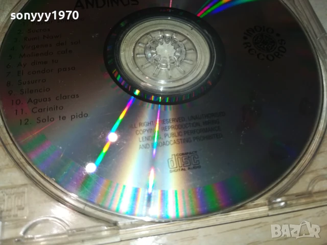 SUENOS ANDINOS CD 1506250939, снимка 6 - CD дискове - 50670222