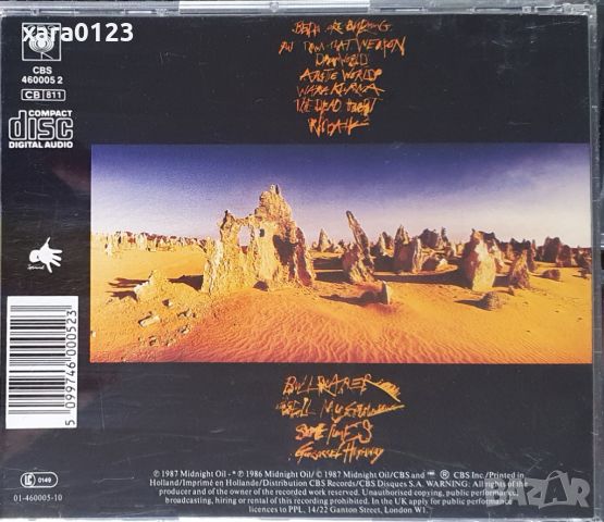 Midnight Oil – Diesel And Dust, снимка 2 - CD дискове - 45453497