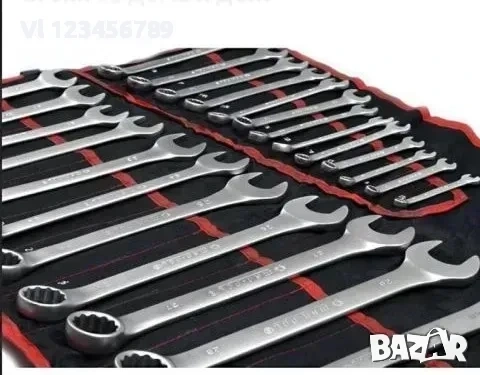 25 бр Звездогаечни прави ключове MAR-POL 6-32 мм , снимка 2 - Ключове - 53863846