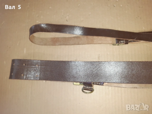 Стар военен строеви офицерски колан с портупей , униформа, снимка 4 - Антикварни и старинни предмети - 53621154