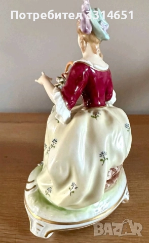 Изключителна порцеланова композиция , снимка 3 - Антикварни и старинни предмети - 52908681