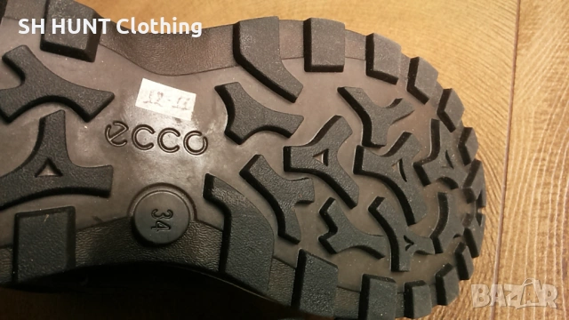 ECCO GORE-TEX размер EUR 34 зимни естествена кожа водонепромокаеми 12-11-S, снимка 11 - Детски боти и ботуши - 53047032
