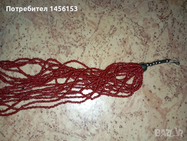 стара огърлица 70см., снимка 4 - Антикварни и старинни предмети - 53611297