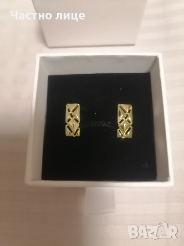 Нови позлатени дамски обеци , снимка 3 - Обеци - 53215683