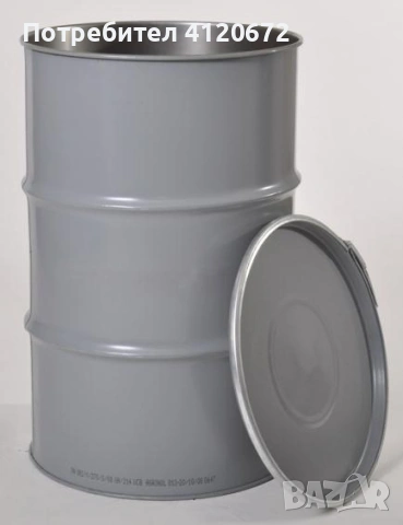 Метални варели за хранителни цели - нови 