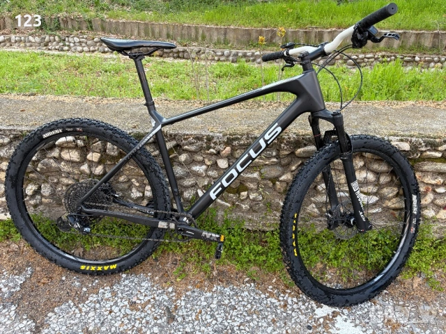 MTB Carbon Focus 29er XL-54см Планински Велосипед 1x12 Sram Magura RochShox