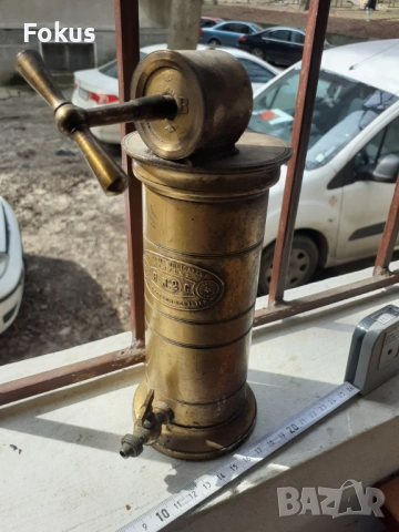 Стар медицински уред 19 век антика бронз месинг маркировки, снимка 3 - Антикварни и старинни предмети - 53685923