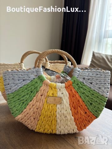 Хит! Дамски плажни чанти в много цветове, снимка 4 - Чанти - 46414437