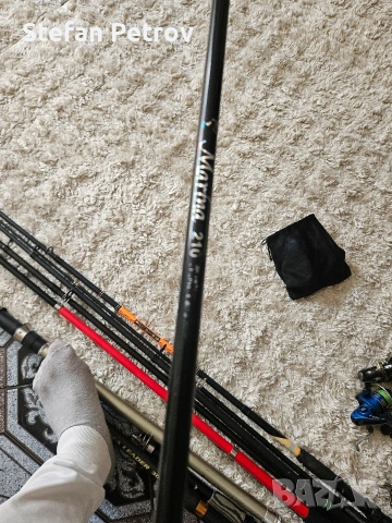 двоен прът за риболов, снимка 2 - Въдици - 54192378