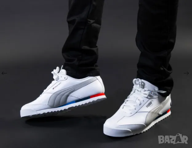 маратонки PUMA BMW Motorsport x Roma 'White' номер 46, снимка 4 - Маратонки - 47827683