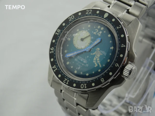 ВОСТОК АМФИБИЯ АВТОМАТИЧЕН ref: 14038Б - “КОСМОДАЙВЕР” - “LUNA DUDE” 1 - 24 ЧАСА - ЛИМИТИРАН 2000 бр, снимка 8 - Мъжки - 51304499