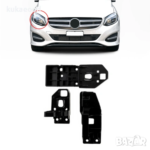 Комплект щипки за захващане на фар Mercedes GLA-Class X156, снимка 3 - Части - 54191860