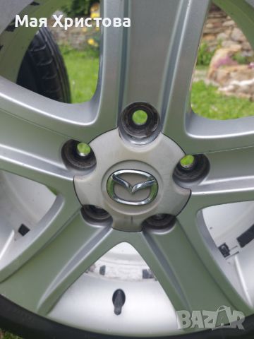 4 броя алуминиеви джанти с летни гуми за Мазда 6 "16"