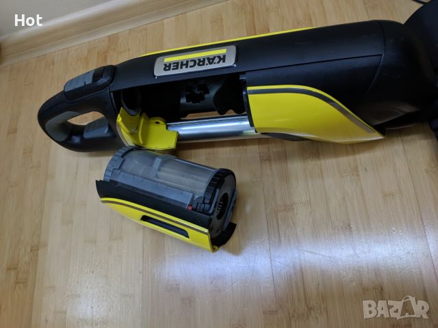 Акумулаторна прахосмукачка KARCHER VC 5 Premium CORDLESS EU 25.2 V, снимка 10 - Прахосмукачки - 46032272