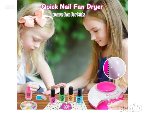 Детски комплект за маникюр за момичета, снимка 3 - Други - 54017921