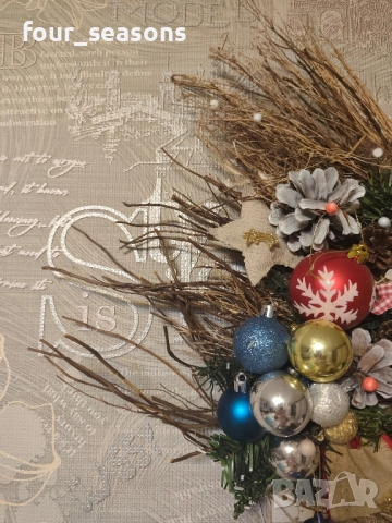 Коледна декорация за стена , снимка 2 - Декорация за дома - 51981830