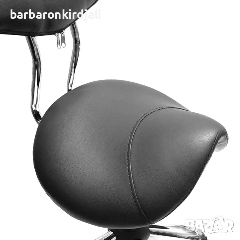 Професионален работен стол с облегалка, снимка 3 - Фризьорски столове - 51319355