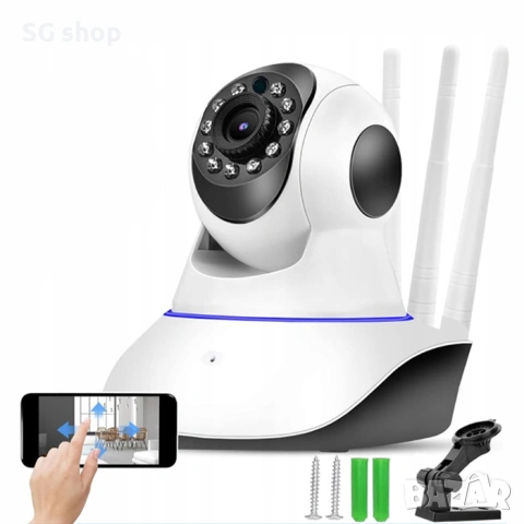 Камера за наблюдение WIFI 355°, снимка 2 - Камери - 53349268