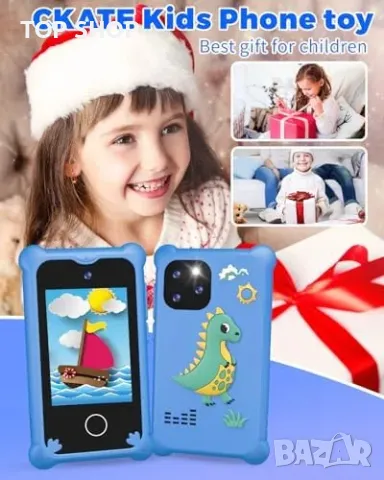 Нова Играчка телефон CKATE за деца 3-12 години с двоен фотоапарат игри, снимка 6 - Конструктори - 49509675