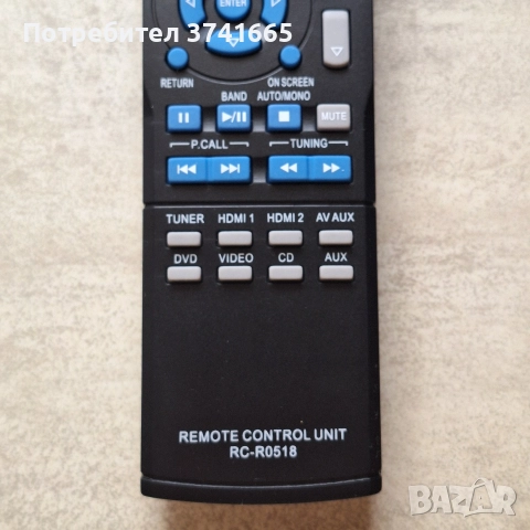 Дистанционно за AV Ресивър KENWOOD RC-R0518, снимка 4 - Ресийвъри, усилватели, смесителни пултове - 52916101