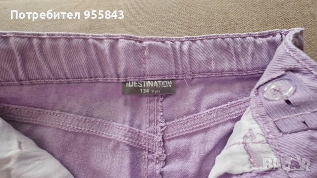 Дънки светло лилави, снимка 3 - Детски панталони и дънки - 51704784