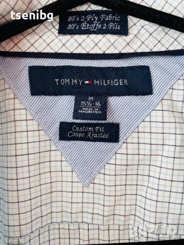 Нова мъжка риза Tommy Hilfiger, М размер. , снимка 2 - Ризи - 46230280