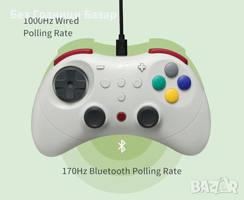 Нов джойстик Безжичен гейм контролер за Switch 2 PC Android iOS Bluetooth, снимка 2 - Аксесоари - 53817784