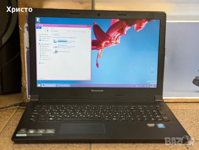 Лаптоп Lenovo IdeaPad B50, 15.6", Pentium 3558U 1.7 GHz, HD LED, 4GB, 1TB HDD, снимка 3 - Лаптопи за дома - 51427882